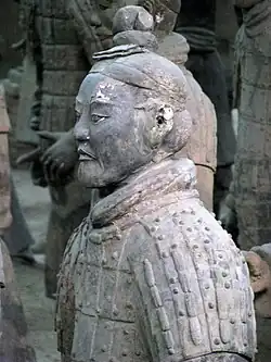 Terracotta soldier (upper body)