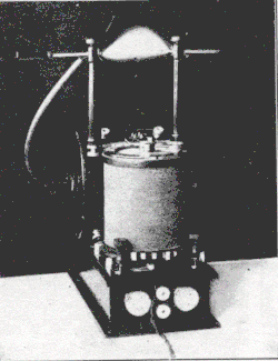 Compact coil designed by Tesla for use as an ozone generator for water treatment[20]