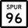 State Highway Spur 96 marker