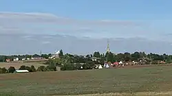Thaxted from the Dunmow road to the south