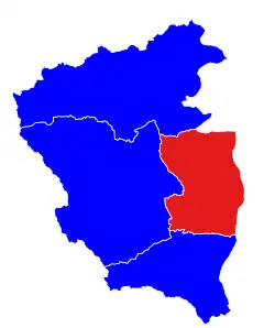 Location in Thayet district