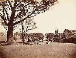 The Crescent precinct in the 1870s