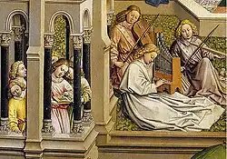 Angels singing or playing musical instruments