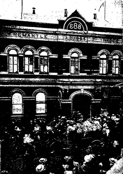 Funeral cortege of Thomas Edwards, who was killed in the 1919 Fremantle Wharf riot