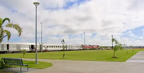 The Ghan at Darwin railway station, East Arm, in 2005