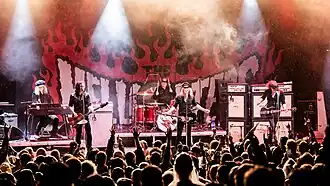 The Hellacopters performing in 2024