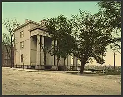 white rectangular building