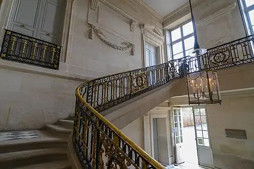 Staircase of the Petit Trianon, by Ange-Jacques Gabriel, 1764[65]