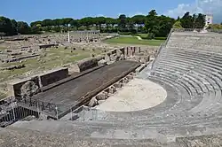 The Roman theatre at Minturnae