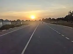 North Bank highway in Sutukoba