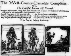 A photoscan of the cover of a lyric sheet