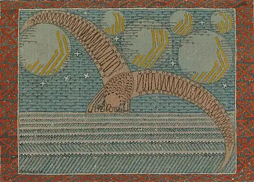 The Wild Duck and the Celestial Bodies, Joseph Alanen, 1919–1920, a golden eagle from Old Kalevala (1835) rather than a goldeneye