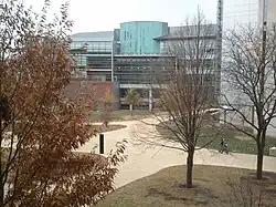 A photo of the Thomas M. Siebel Center for Computer Science at the University of Illinois at Urbana-Champaign