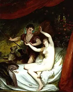 Venus and Adonis by Thomas Phillips