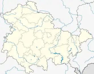 Apolda is located in Thuringia