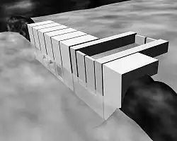 Tidal power conceptual barrage