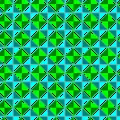 Tetrakis square tiling; ignoring colors, this is p4m, otherwise cmm