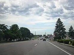 Tilghman Street westbound in Kuhnsville