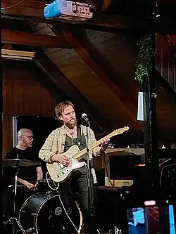 Toby Driver in Reykjavík, Iceland in April 2025