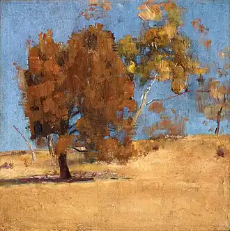 Tom Roberts, She-Oak and Sunlight, 1889