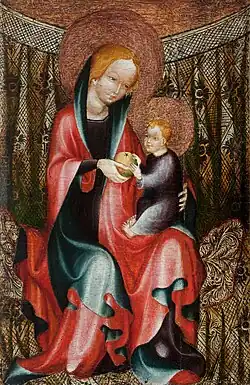 Enthroned Madonna from Hradec Králové, National Gallery in Prague