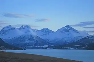 View of the Tresfjorden area