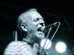 Burton performing in 2014