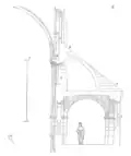 Triforium of Saint-Germer, drawn by Viollet-le-Duc