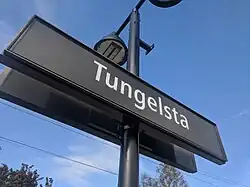 Station sign