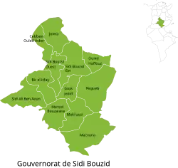 Subdivisions of Sidi Bouzid Governorate