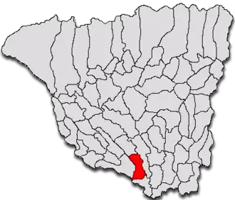 Location in Gorj County
