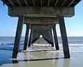 Tybee Island Pier in Savannah, Georgia