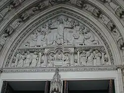 South transept tympanum