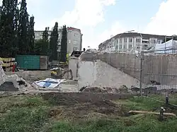Demolition of main entrance building in June/July 2013