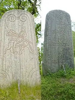 Runestone U 678 is one of his most famous works.