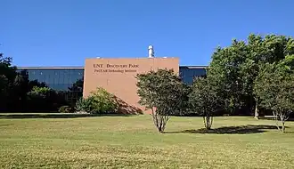 UNT Discovery Park, about five miles (8 km) north of the main campus (2024).