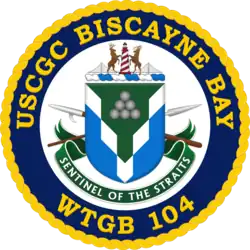 USCGC Biscayne Bay (WTGB-104) Coat of Arms
