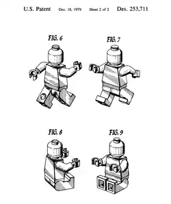 First patent release of the LEGO figures