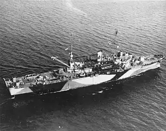 USS Montauk after completion of her LSV conversion (mostly internal).