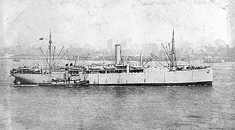 SS Pennsylvanian, seen here as USS Scranton (ID-3511) in 1919