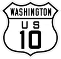 U.S. Route 10 marker