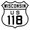 U.S. Highway 118 marker