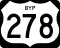 U.S. Highway 278 Bypass marker