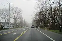 Westbound US 30 through Soudersburg