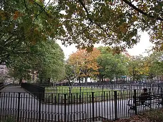 Underwood Park was the site of the mansion of typewriter manufacturer John Thomas Underwood.