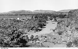 Undoolya Station in 1922 showing Undoolya Creek