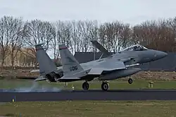 142nd FW Oregon ANG F-15C (Frisian Flag 2015)