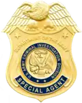 Current badge of a CID Special Agent