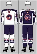 1998 Olympic uniforms, later used at IIHF tournaments in 1998–2000