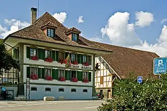 Gasthof Bären in Utzenstorf village